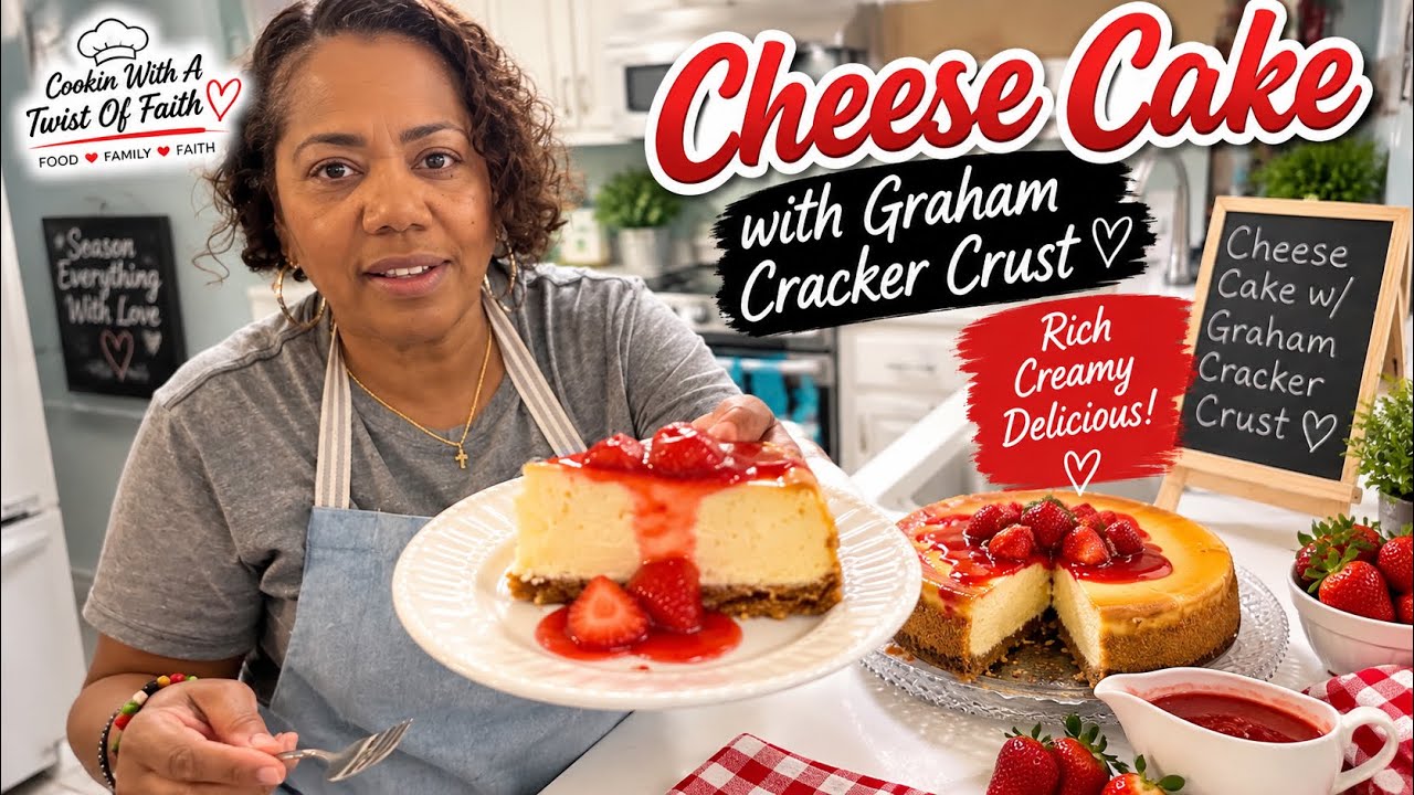 I Made the Perfect Cheesecake with Strawberry Sauce… Here’s How 🍰 Week 5