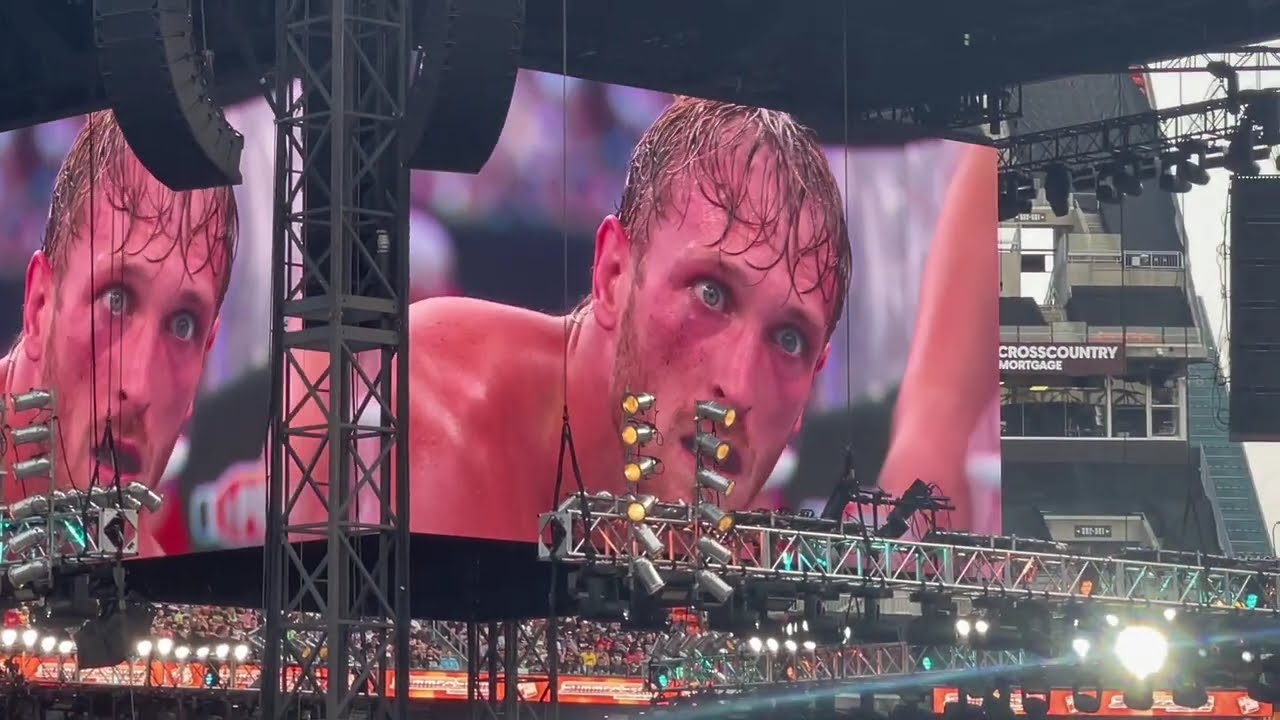 WWE SUMMERSLAM 2024 LIVE CROWD REACTIONS (VLOG)