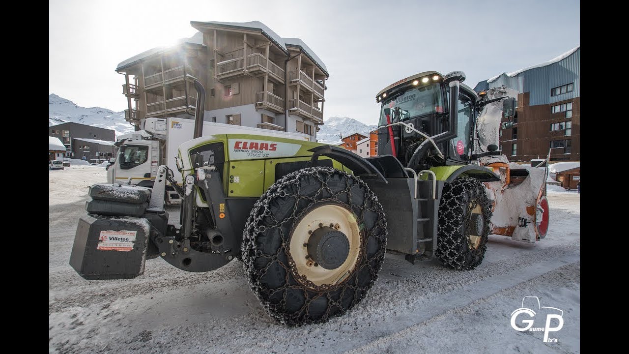 🚜 CLAAS XERION 3800 : ❄ D&Eacute;NEIGEMENT - VAL THORENS