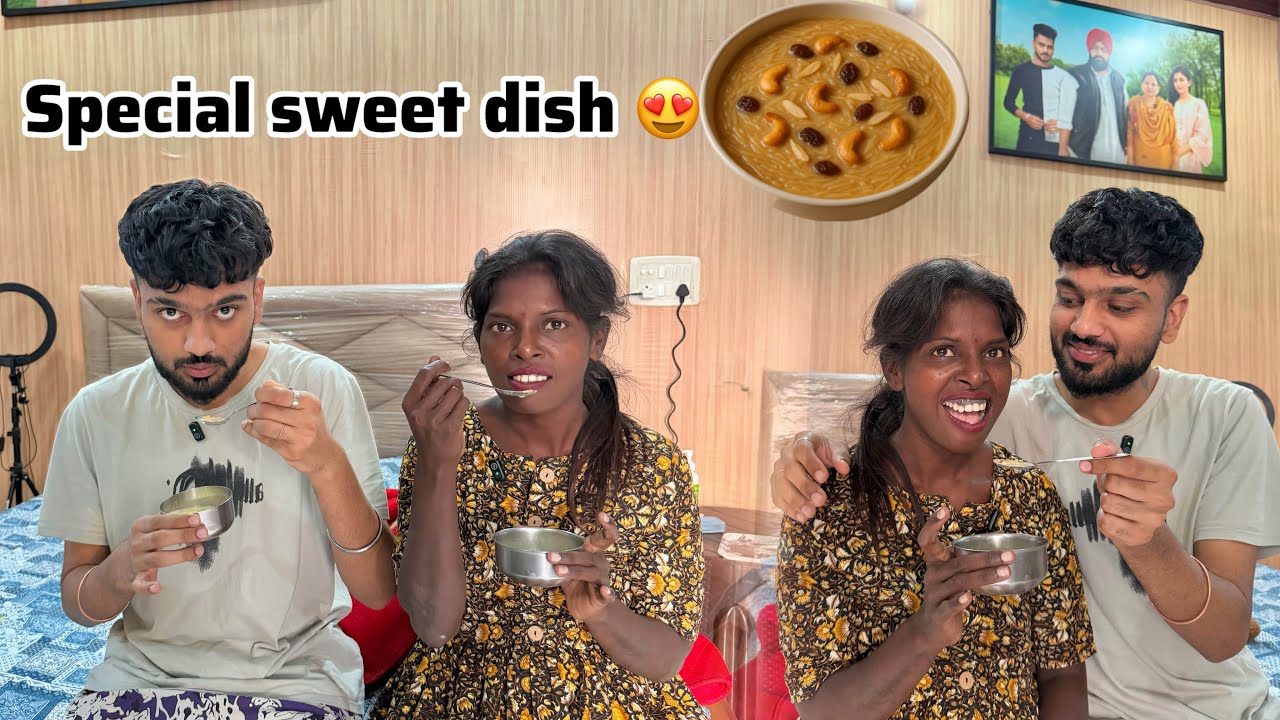 Raju aur parnaj ne bnayi sweet dish 😍 || kardi galti 😂
