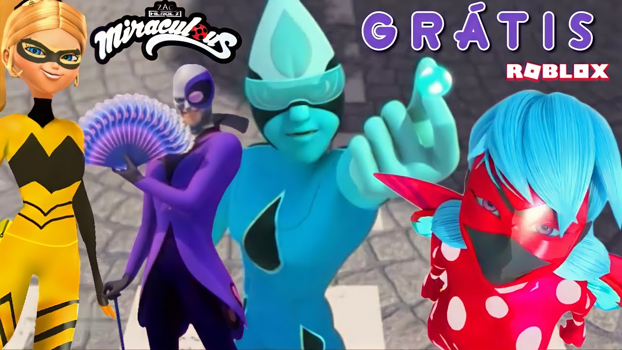 MIRACULOUS RP🐞: COMO TER O LASTIMADOR, A QUEEN BEE, O SHADOW MOTH E A COSMO BUG *GRÁTIS*