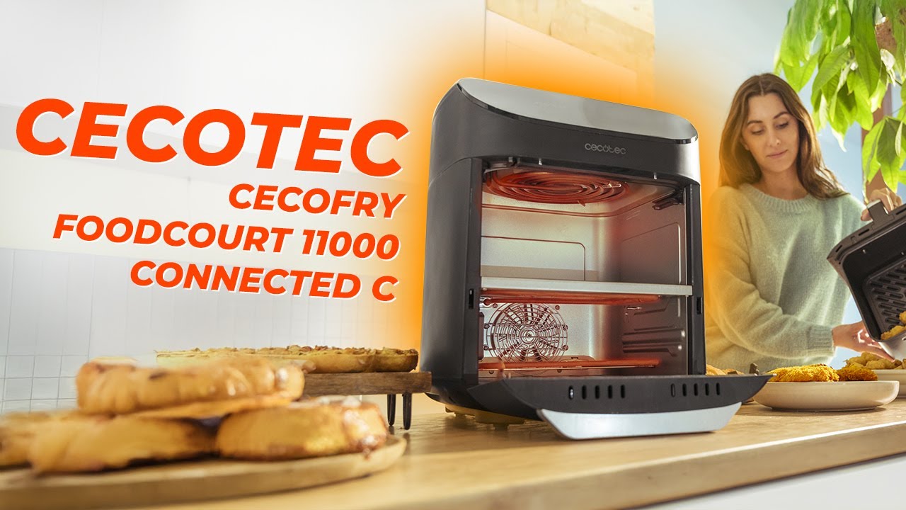 Cecotec Cecofry FoodCourt 11000 Connected C — лучшая аэрофритюрница с приложением!