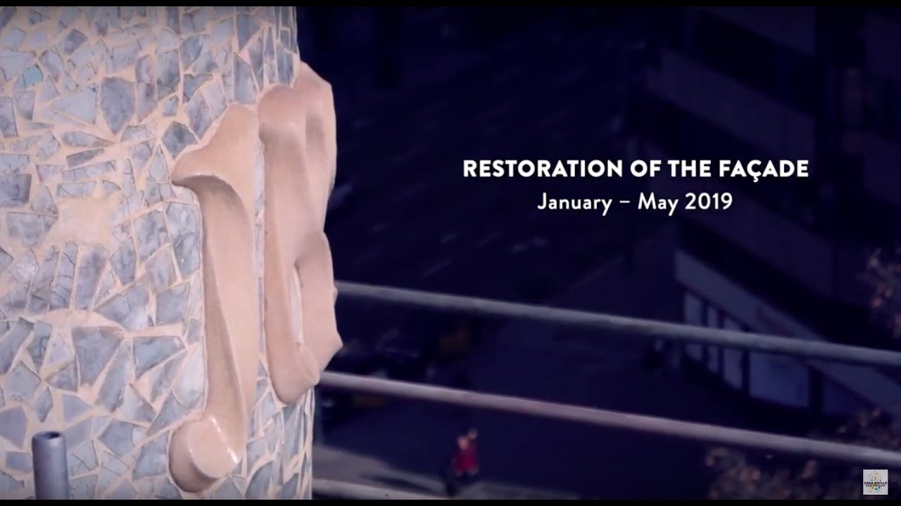 Restoration of the façade of Casa Batlló (2019)
