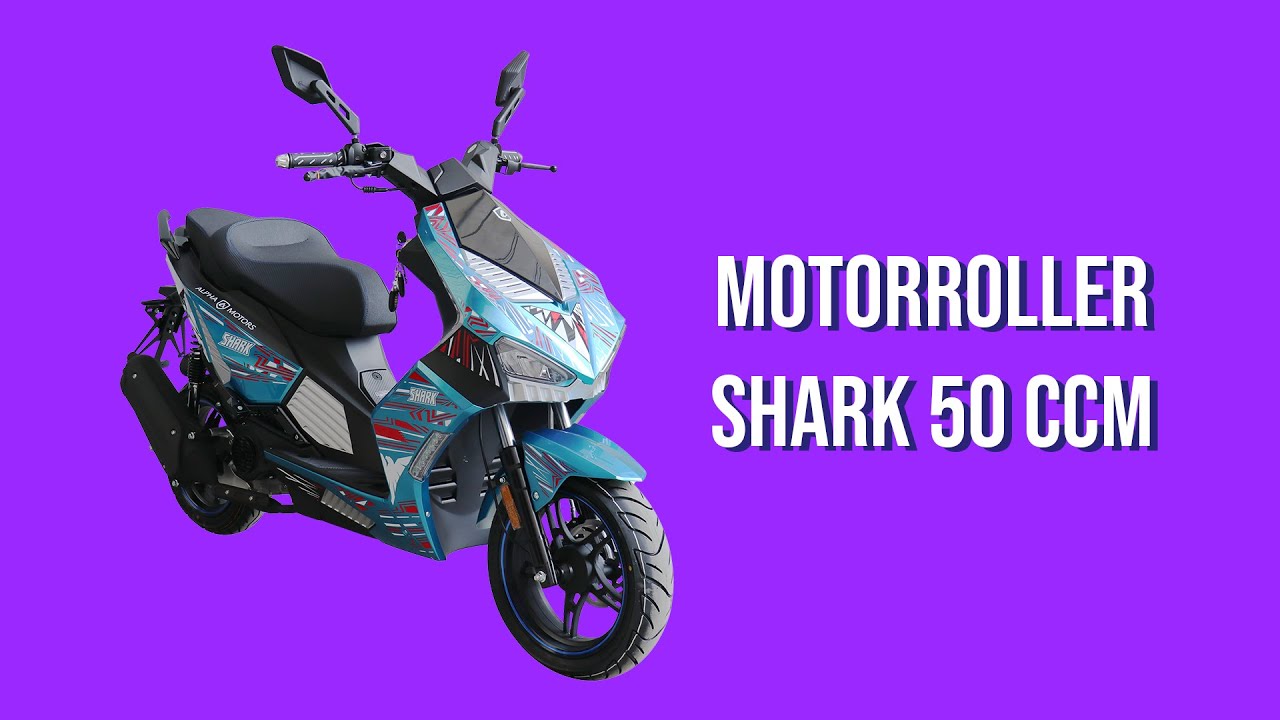 Alpha Motors Motorroller SHARK 50ccm 45 km/h