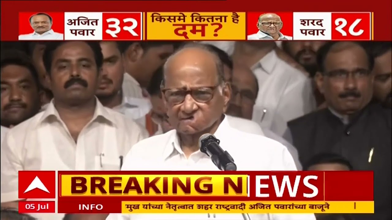 Sharad Pawar Speech NCP : देशात सरकारचा लोकांसह संवाद नाही, पवारांची केंद्रावर टीका