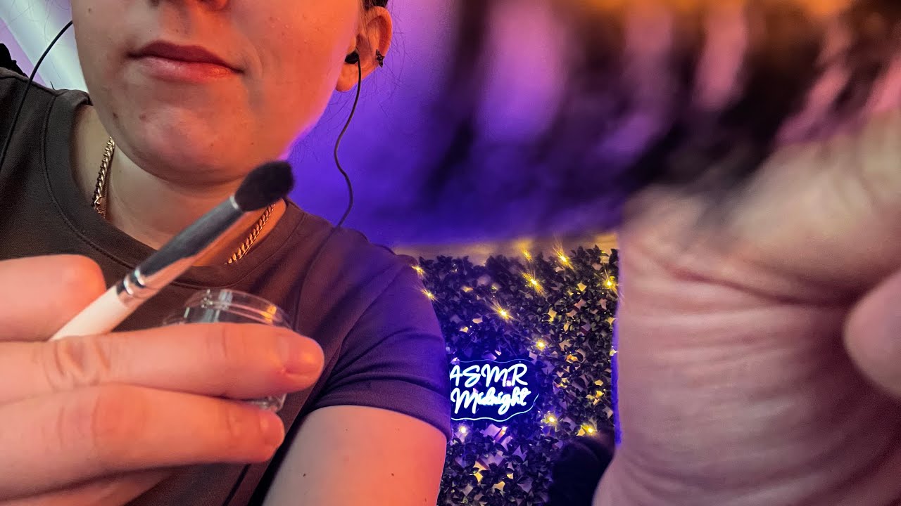 ASMR Brow & Lash Apointment | Brushing, Waxing, Rummaging, Spray Sounds