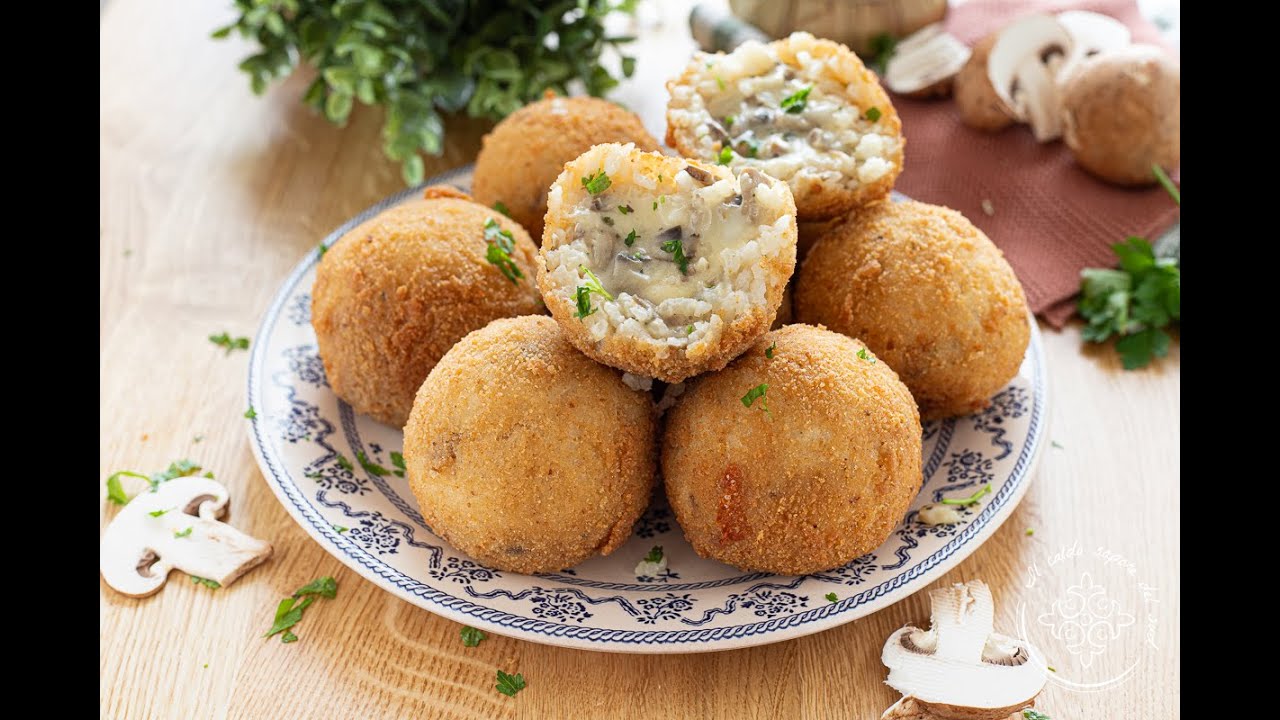 Arancini ai funghi