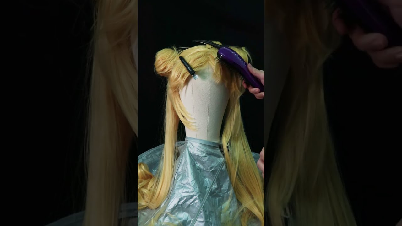 🆕 🌙🌟 Sailor Moon Wig Styling Tutorial 🌟🌙 | How To Style Sailor Moon Wig Easily | Easy Wig Tutorial 🌟