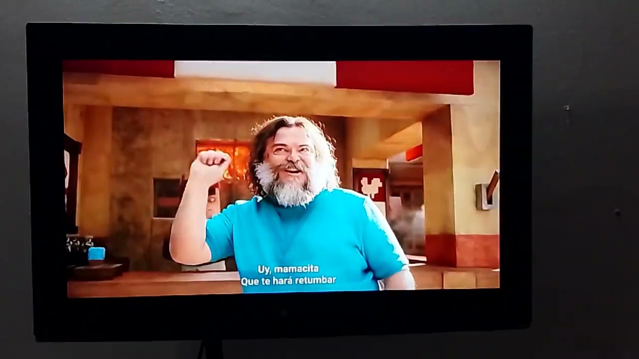 Canción Lava de Gallina de Steve en Una película de Minecraft