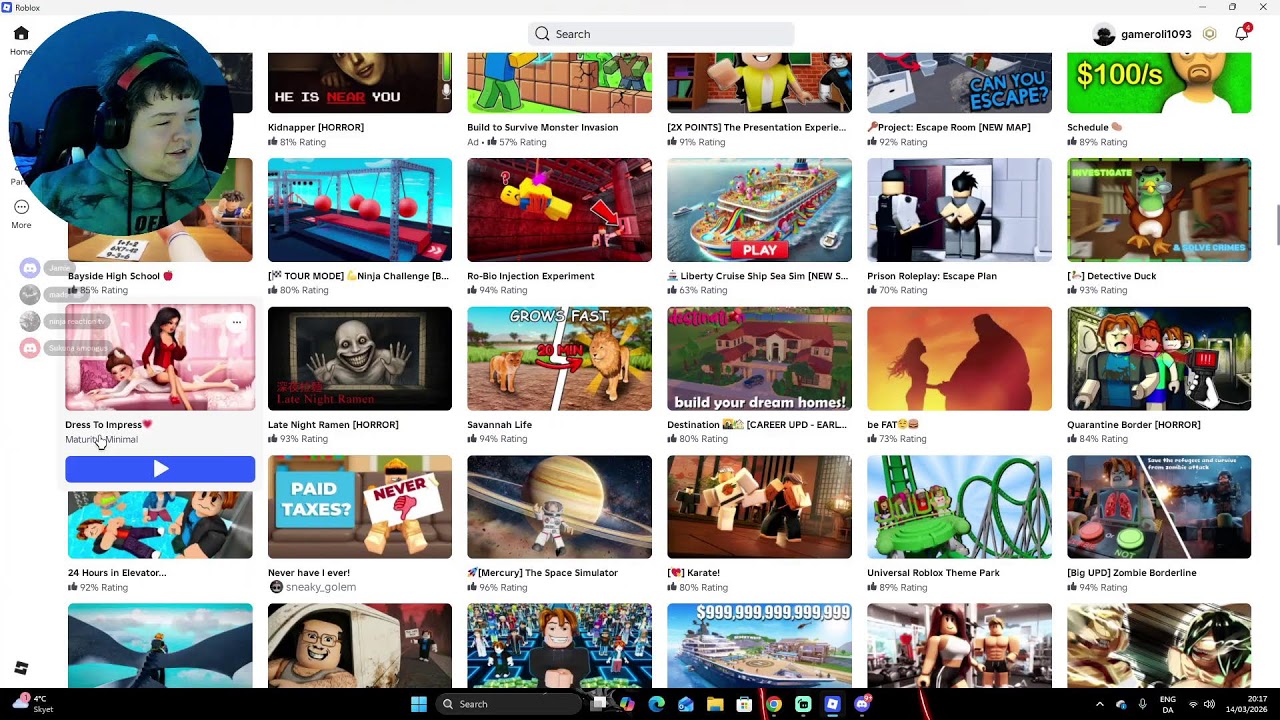 i am playing roblox with jamie