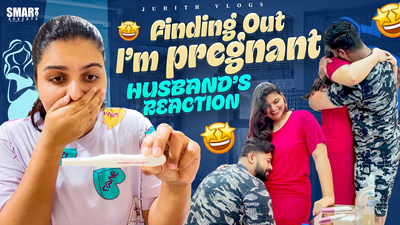 Finding Out I’m PREGNANT💕🧿|Husband’s Reaction🥰*Emotional*🥹|Having a Baby🤰|Juhith Vlogs|