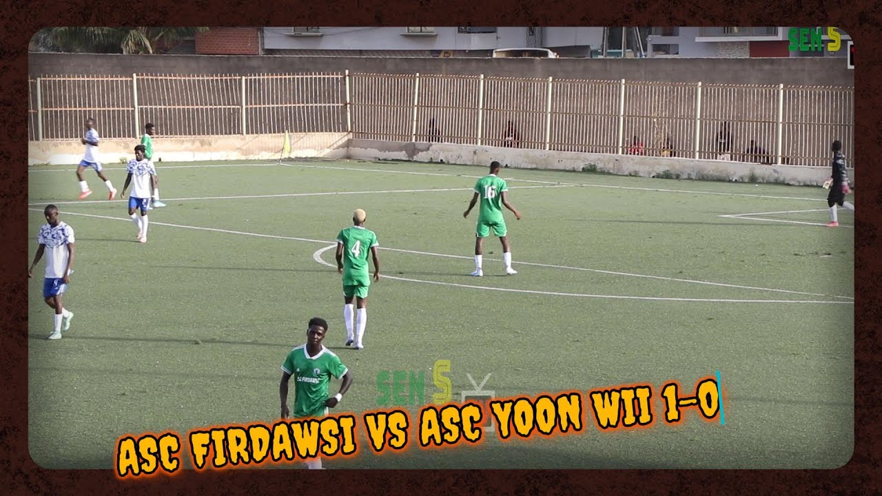 Résumé match ASC FIRDAWSI VS ASC YOON WII 2éme journée zone 5 score final 1-0