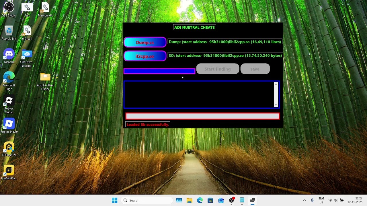 New tool Aob to offset converter Tool || Made by @ADI NUETRAL CHEATS EASY METHOD CHEATS PANEL