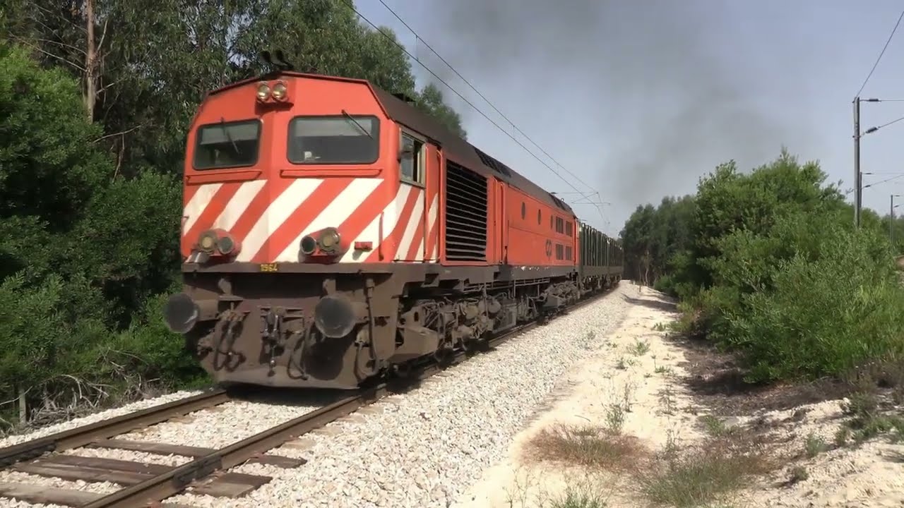 Bombardier 1964 no Ramal do Louriçal e da Celbi - 2024