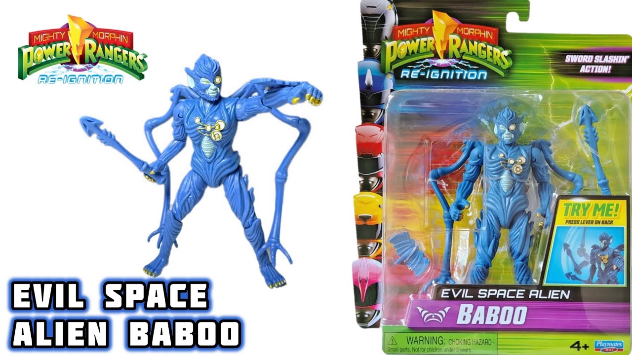 Another Banger! Playmates Mighty Morphin Power Rangers Evil Space Alien Baboo 4K video Review