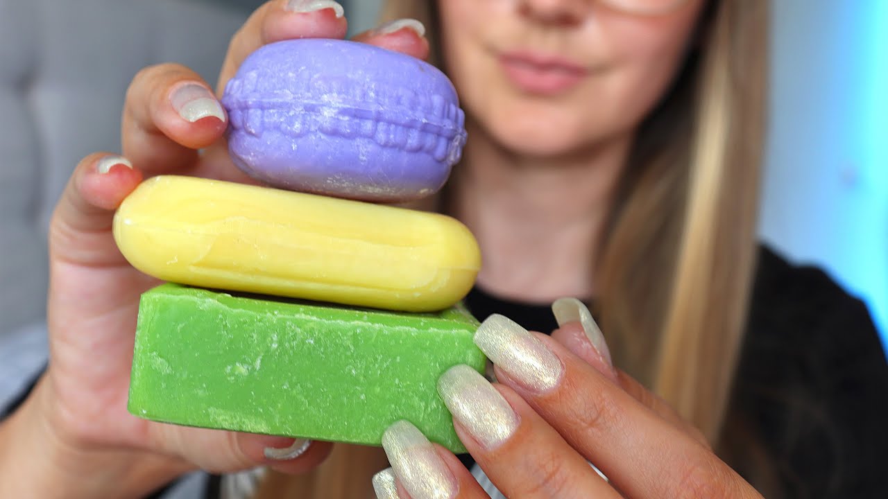ASMR Soap Sounds - Intense Tapping, Nail Scratching & Unboxing 🧼 for Sleep