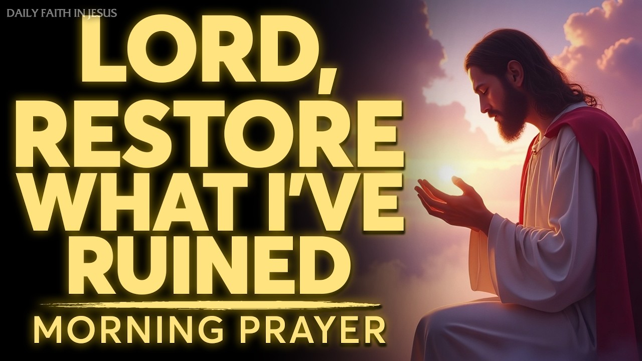 Lord, Correct Me Without Crushing Me And Restore My Heart | Morning Prayer