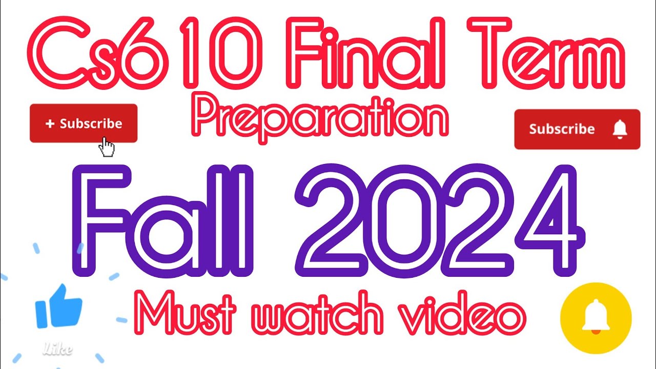 cs610 final term preparation fall 2024 || More than 100 MCQ's with correct solution || #cs610 #final
