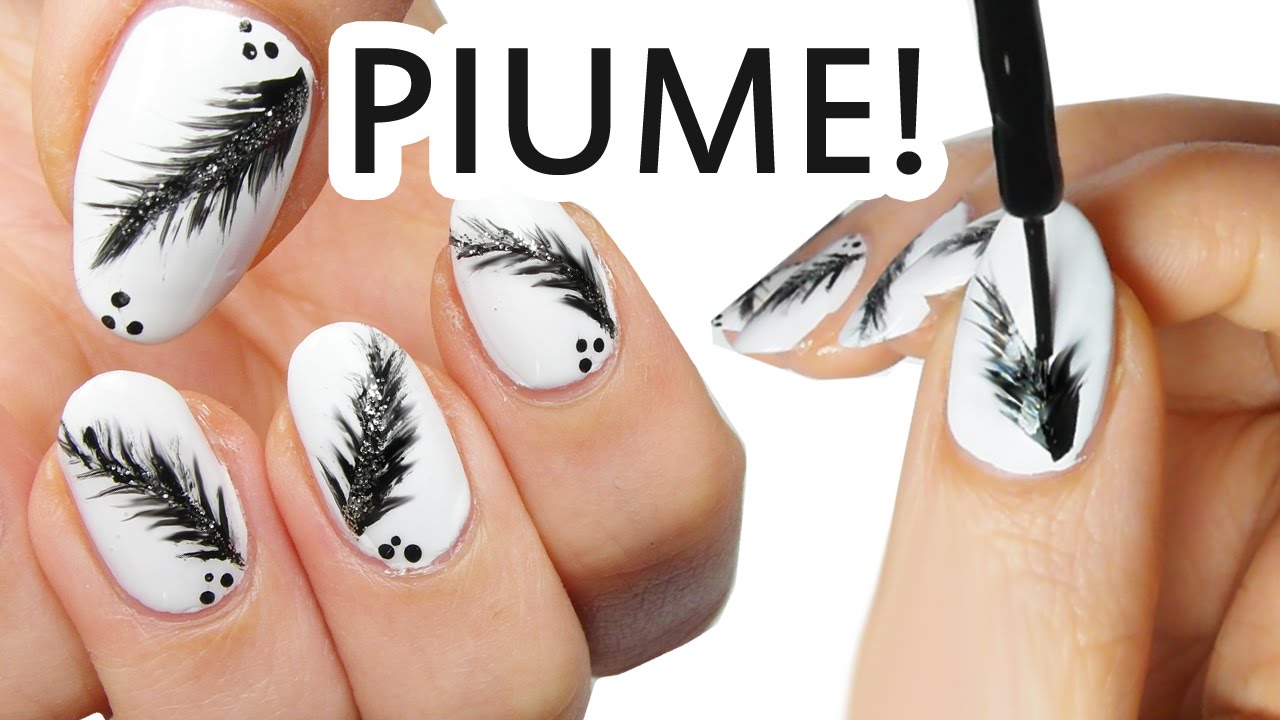 Nail Art Tutorial PIUME- Facile e Veloce!