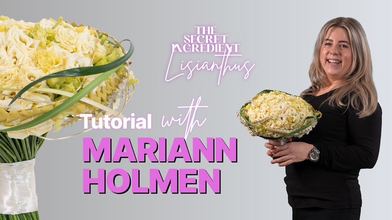Hand-Tied Bridal Bouquet Perfected | #Lisianthus Flower Tutorial