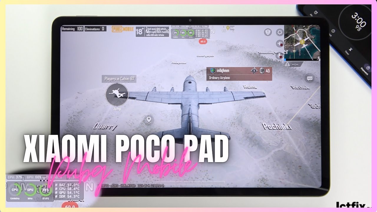 Poco Pad PUBG Mobile Gaming test | Snapdragon 7s Gen 2, 120Hz Display