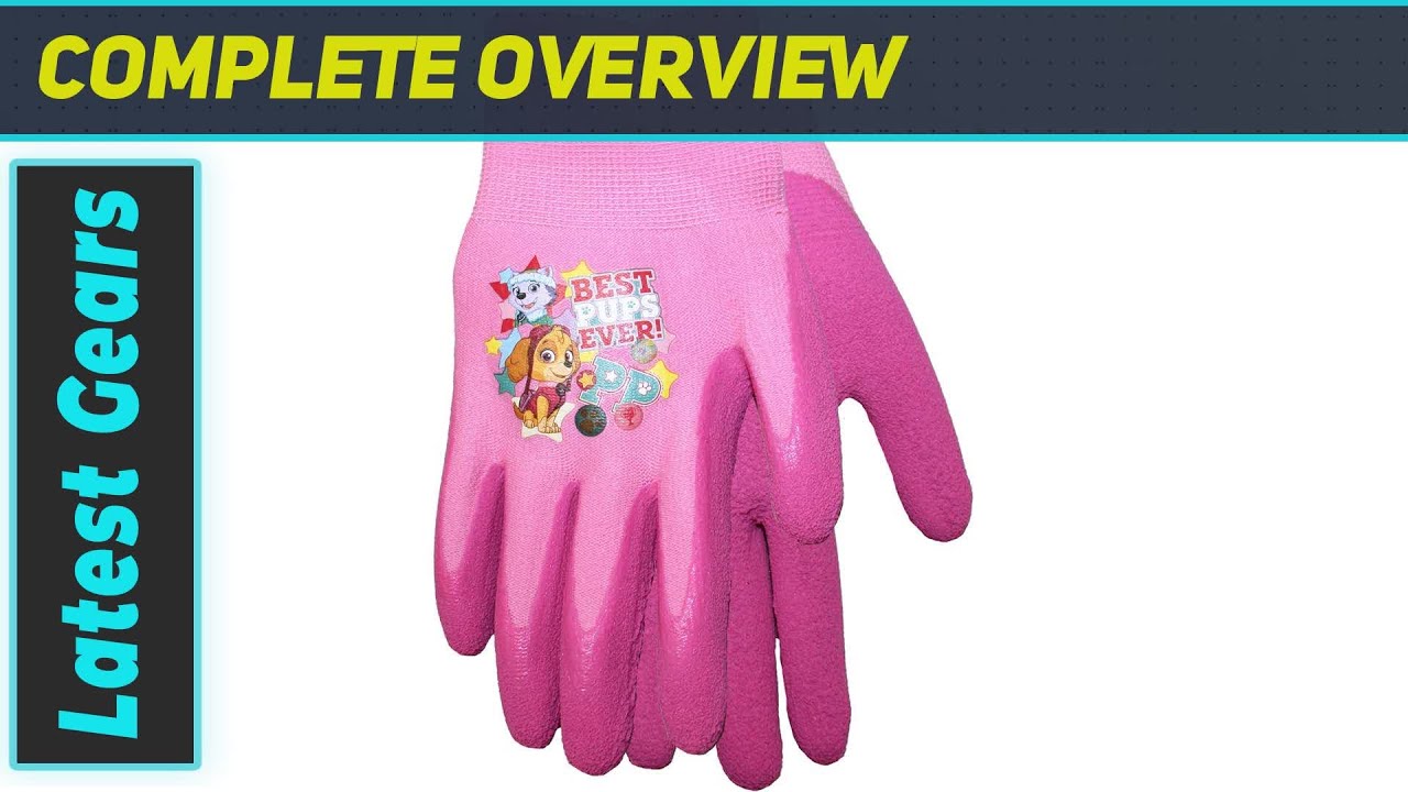 Midwest Latex Coated Palm and Fingers Knit Wrist Gripping Gloves For Toddlers