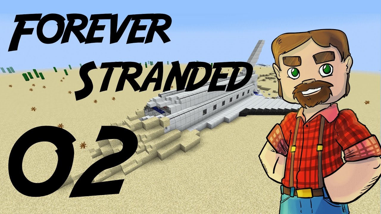 Modded 1.10 Minecraft: Forever Stranded Episode 2:  All This Dying..is NOT Cool!