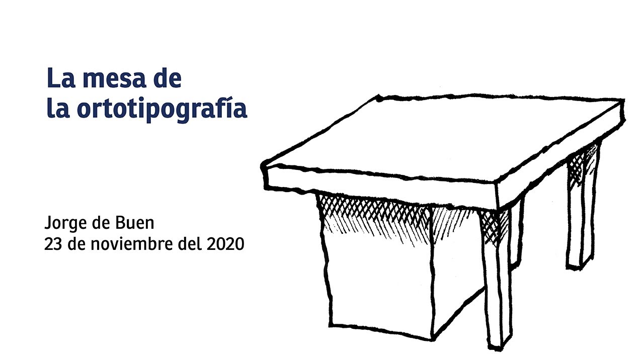 La mesa de la ortotipografía