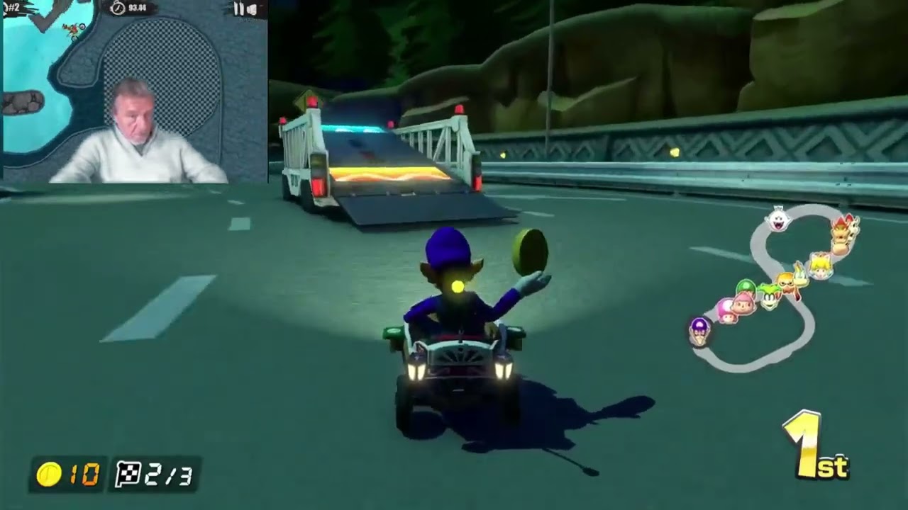 Mario Kart ~ Waluigi ~ Shell Cup ~ Toad's Turnpike ~ N64