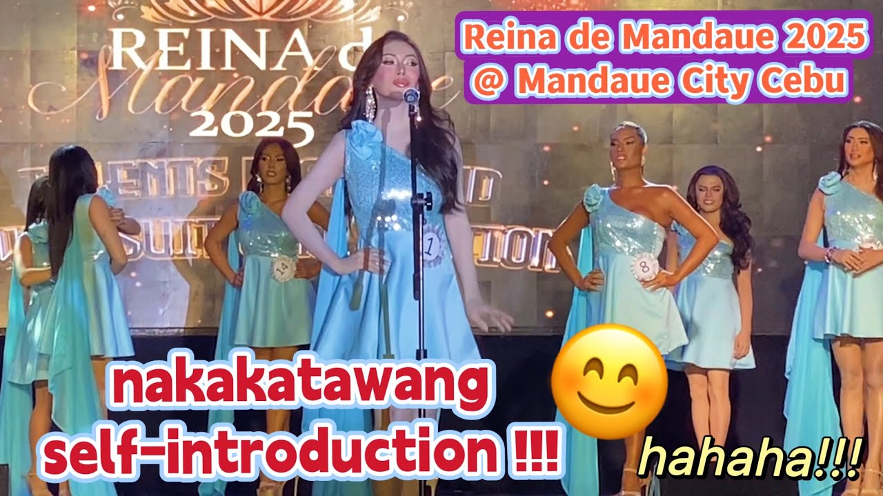 Reina de Mandaue 2025 FUNNY INTRODUCTION OF CANDIDATES Miss Gay Pageant Mandaue Cebu | Funny Intro