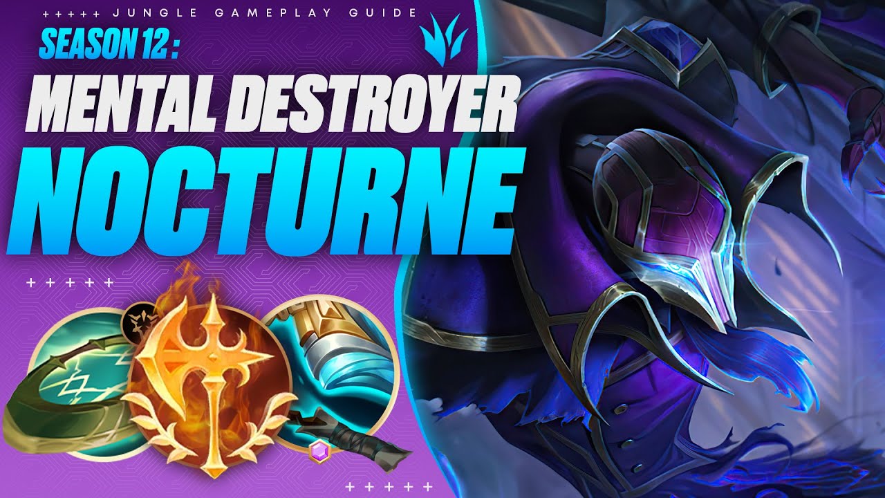 Challenger NOCTURNE JUNGLE Makes Enemy Jungler's Brain Melt | Season 12 Jungle Guide