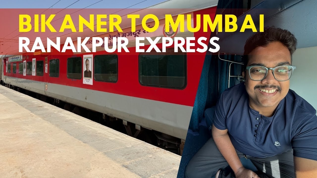 Bikaner to Mumbai on Ranakpur Express | AC 2 Tier Journey Vlog
