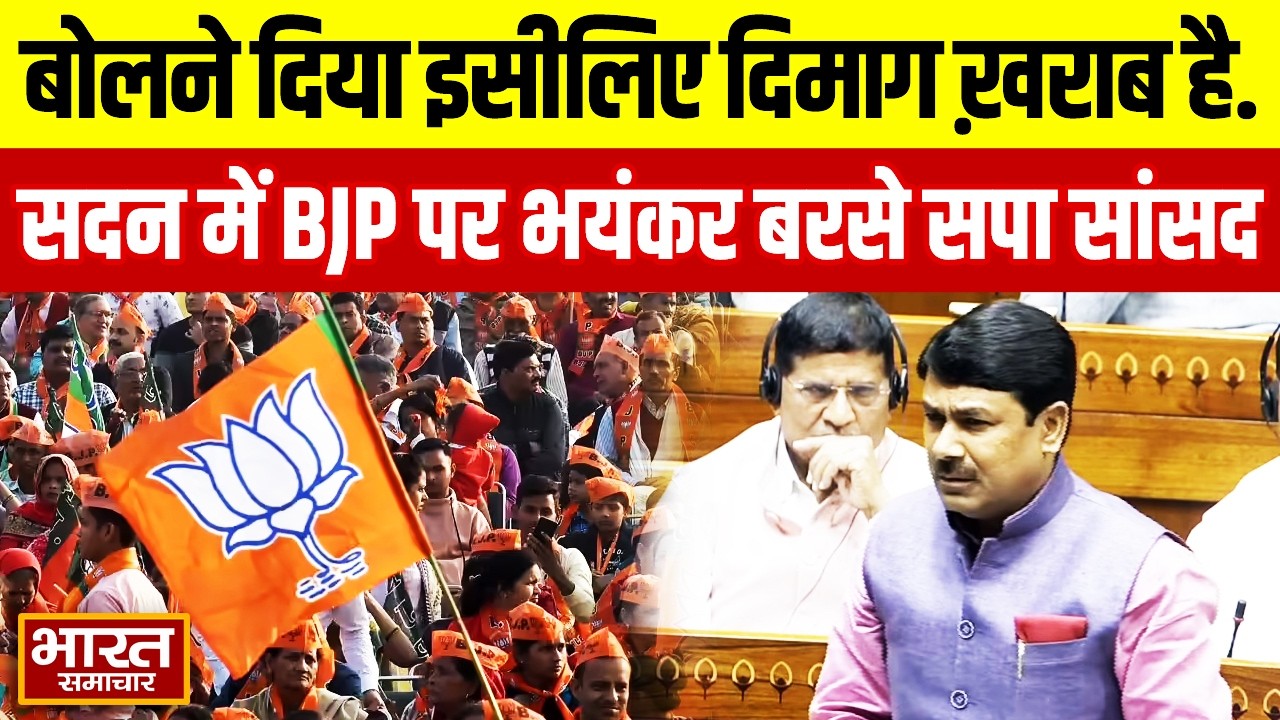 'बोलने दिया इसीलिए दिमाग ख़राब है...' सदन में BJP पर भयंकर बरसे सपा सांसद Anand Bhadauria!