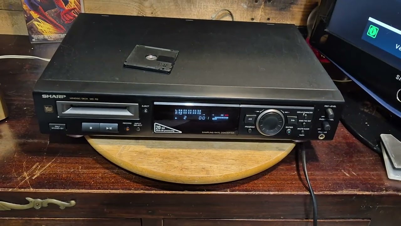 527 platine Minidisc sharp MD-R2