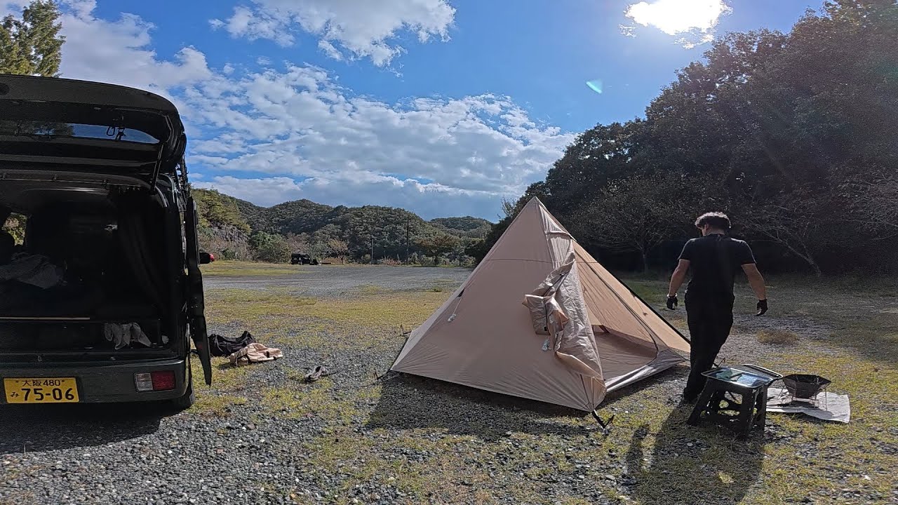 Silent Car Camping in Japan｜声を無くした旅 #1（Hyogo）