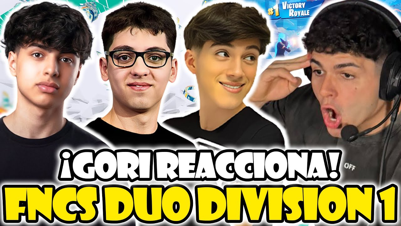 GORILON REACCIONA A LA FNCS DIVISION 1 (DIA 2)🏆LEWA, K1NG, RANDU, GONZALITO Y MAS | TORNEO COMPLETO