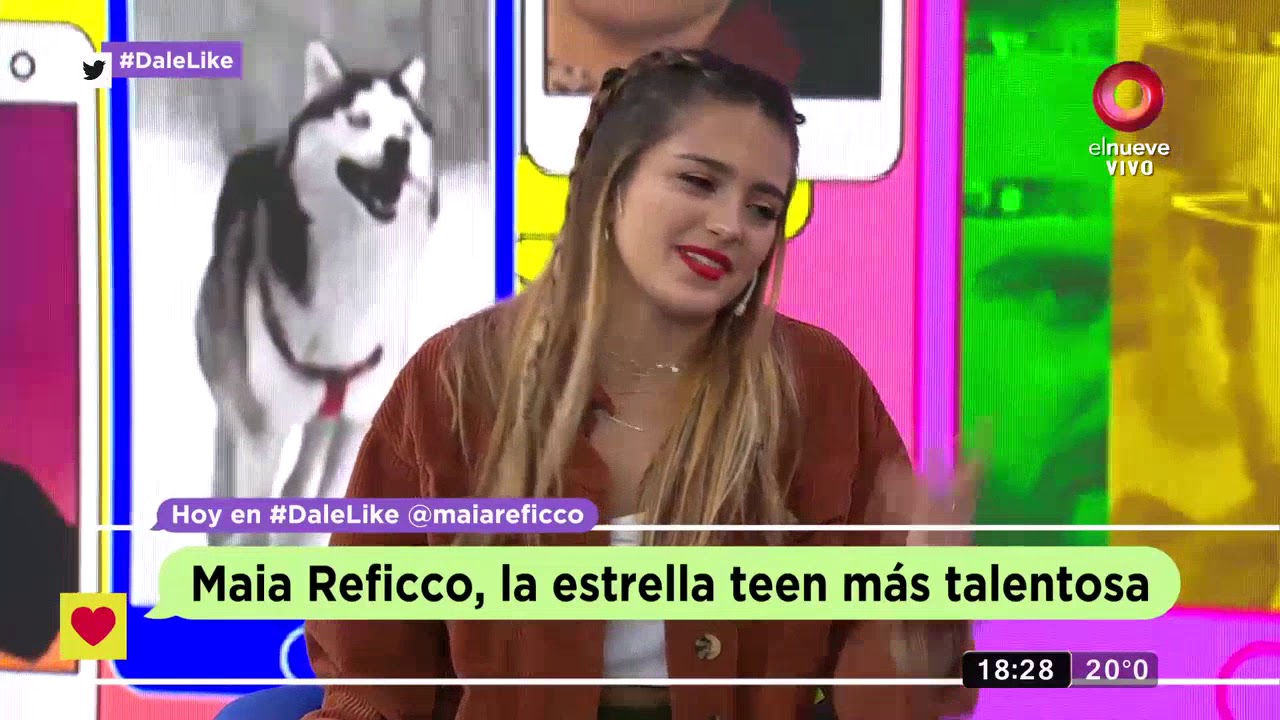 La talentosa Maia Reficco habló de su carrera en Dale Like