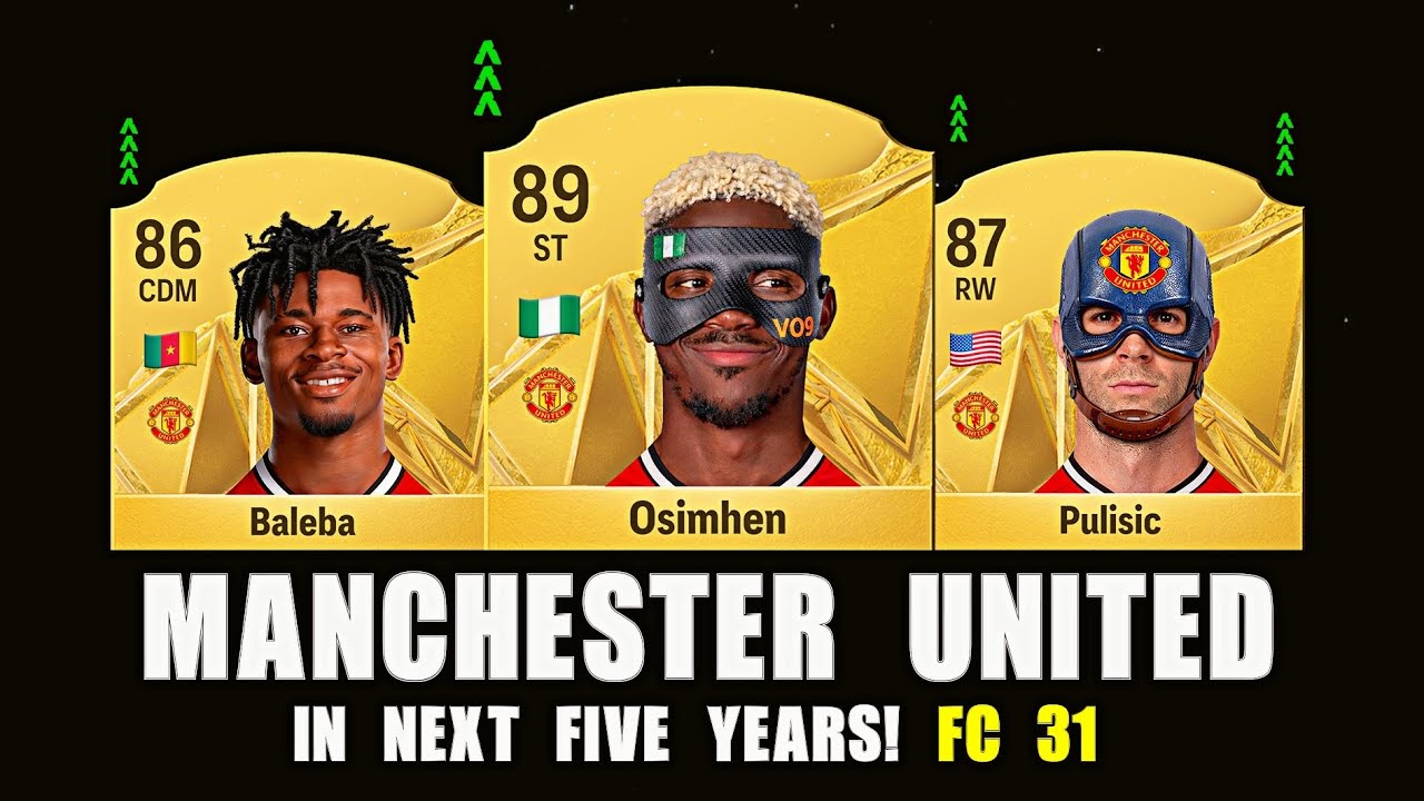 THIS IS HOW MANCHESTER UNITED WILL LOOK LIKE IN 5 YEARS! 😱🔥