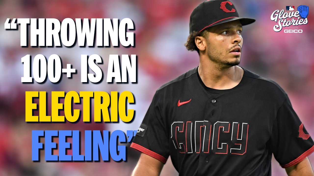 Chase Burns explains the unorthodox way he improved his fastball velocity ⬆️ (GEICO&rsquo;s #GloveStories)