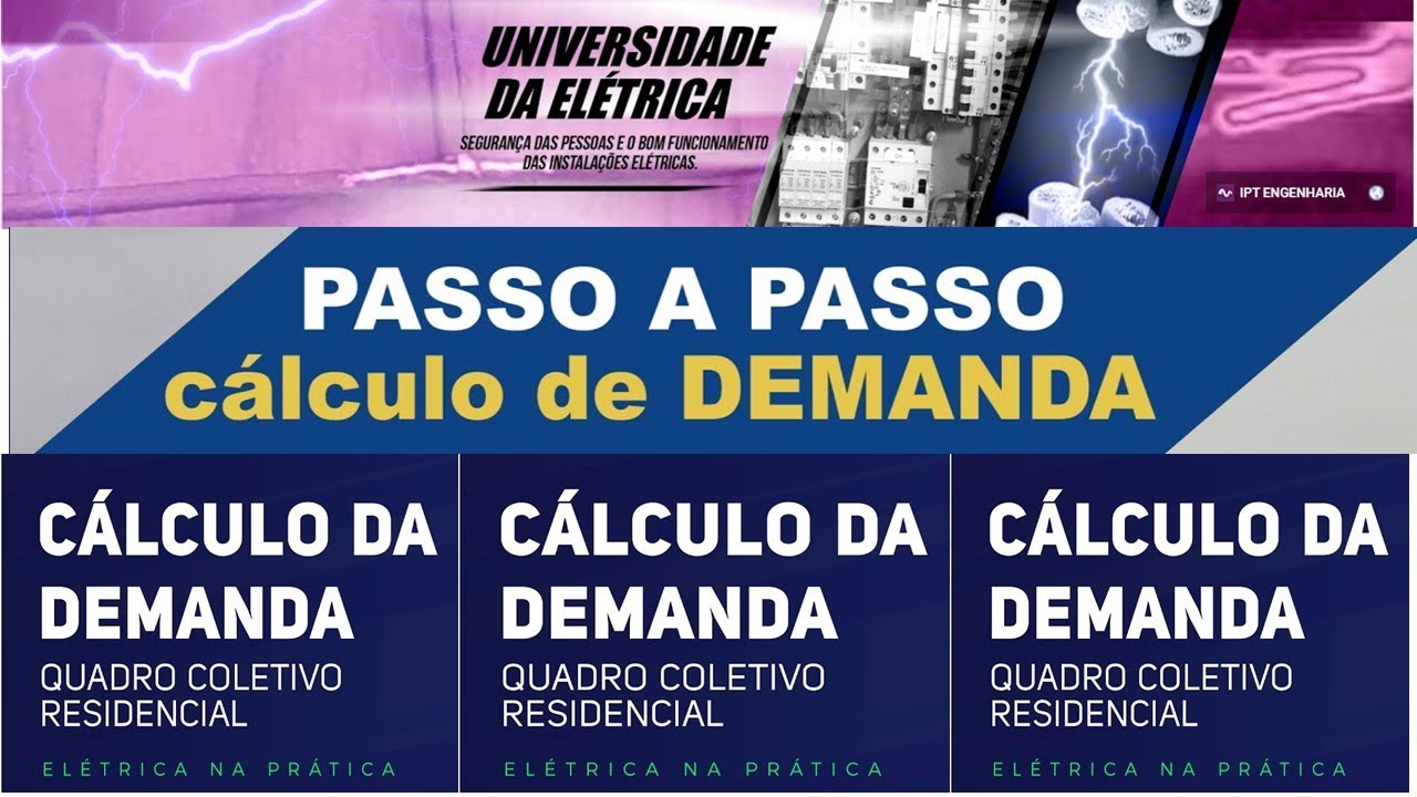 APRENDA EM 17 MINUTOS A CALCULAR A DEMANDA DE ENERGIA DE UM EDIFICIO RESIDENCIAL!