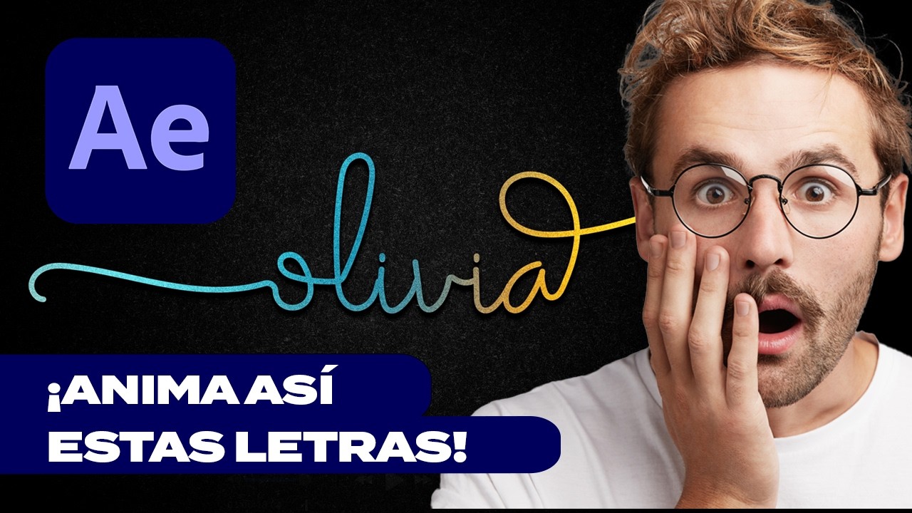 ¡¡¡Aprende a ANIMAR LETRAS!!! - 2025 After Effects