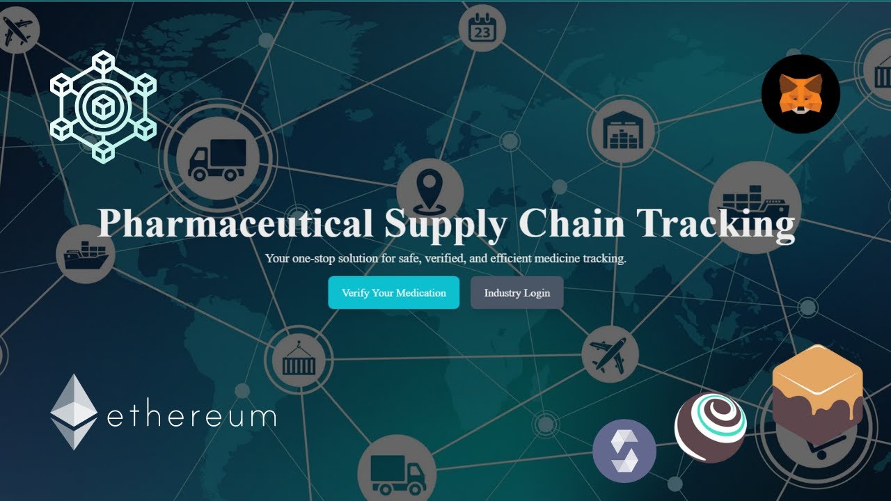 Pharmaceutical Supply Chain Tracking Dapp Demo | Ganache | Truffle | MetaMask | Solidity