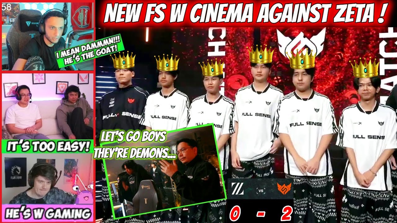 Fns Som Shanks & Sliggy Shocked to See How NEW FS Easily Destroyed ZETA in VCT Pacific Kickoff