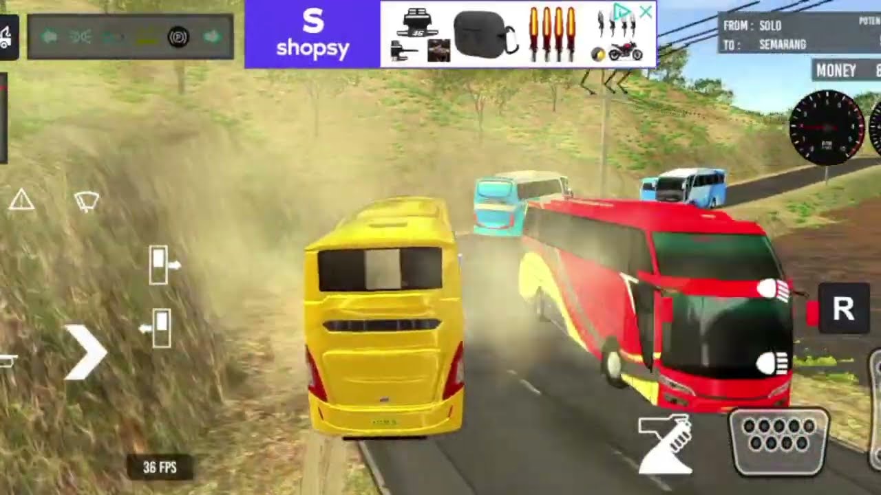 2025 new coach bus simulator 💥 || 2026 indonesia bus simulator part-9 #bus #game #simulator#gaming