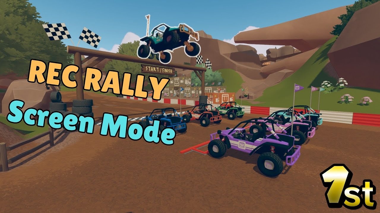 1st Place Rec Rally Screen Mode Gameplay | Rec Room