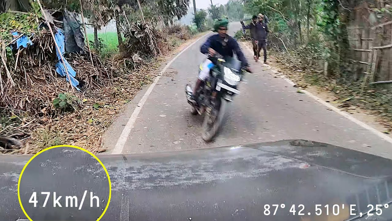 A Lifetime Lesson for this Idiot Rider 🙌 Tata Harrier ADAS Saved a Day !