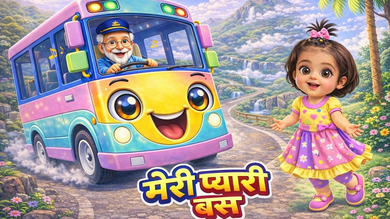 Bus sadak par| the wheels on the bus| bus rhyme| ghoda | ek mota hathi| wheels on|#hindikidsrhymes |