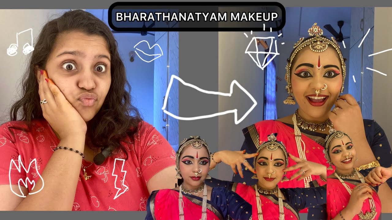 BHARATANATYAM MAKEUP TUTORIAL || PRO TIPS || makeup with me 