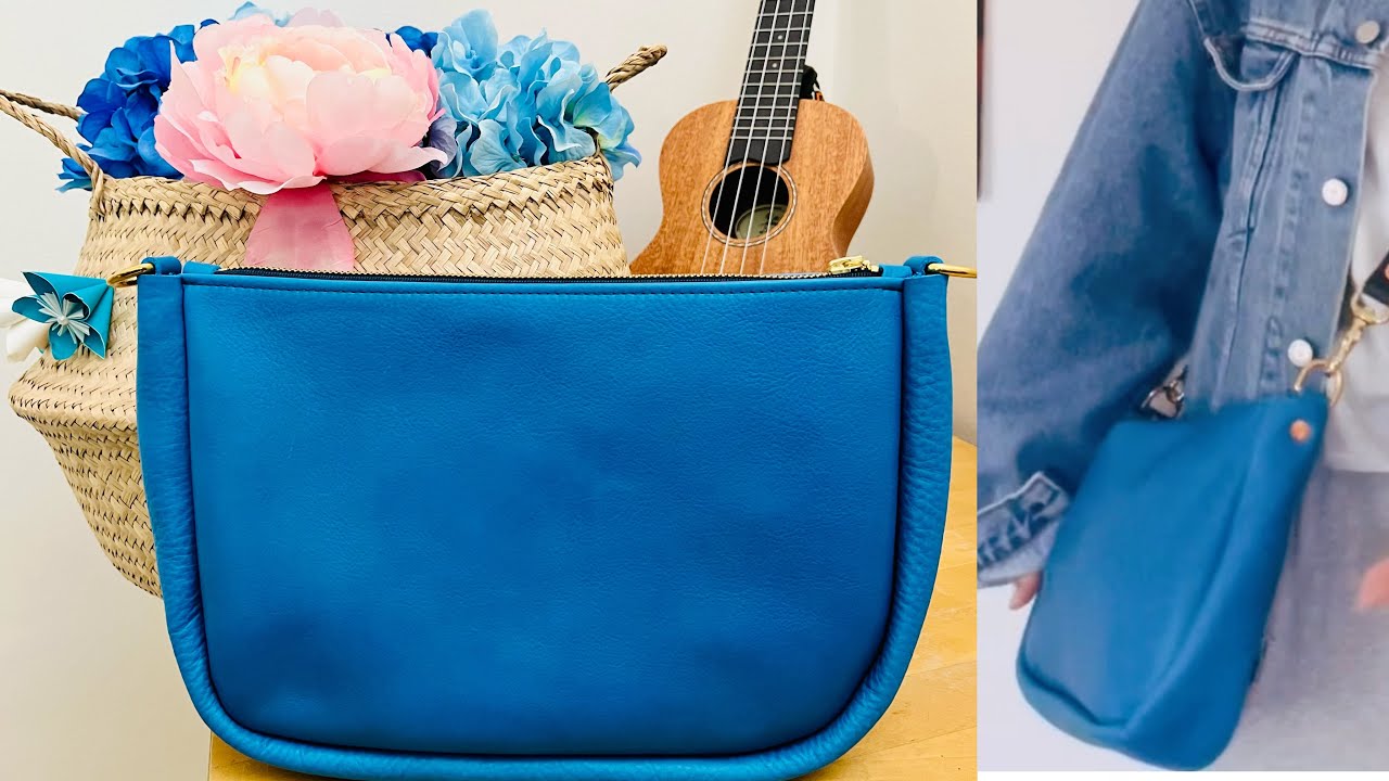 KMM Crossbody Bag - Cerulean Cypress Leather