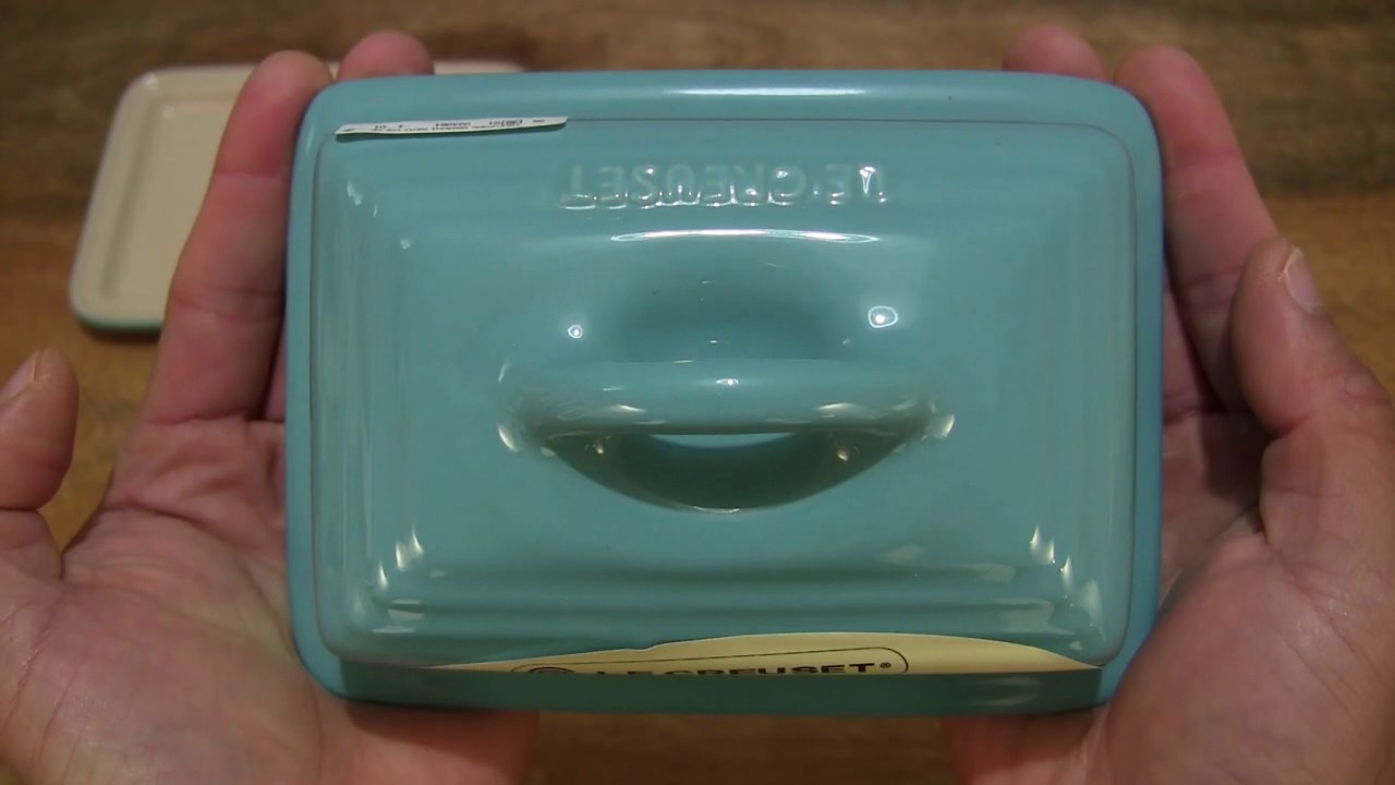 Le Creuset Stoneware Butter Dish Blue